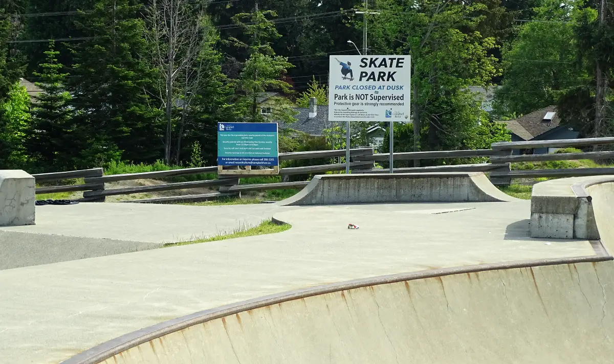 Skate Park sign