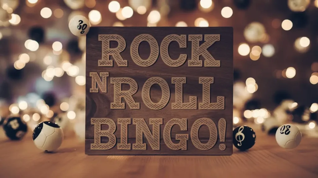 rock bingo night