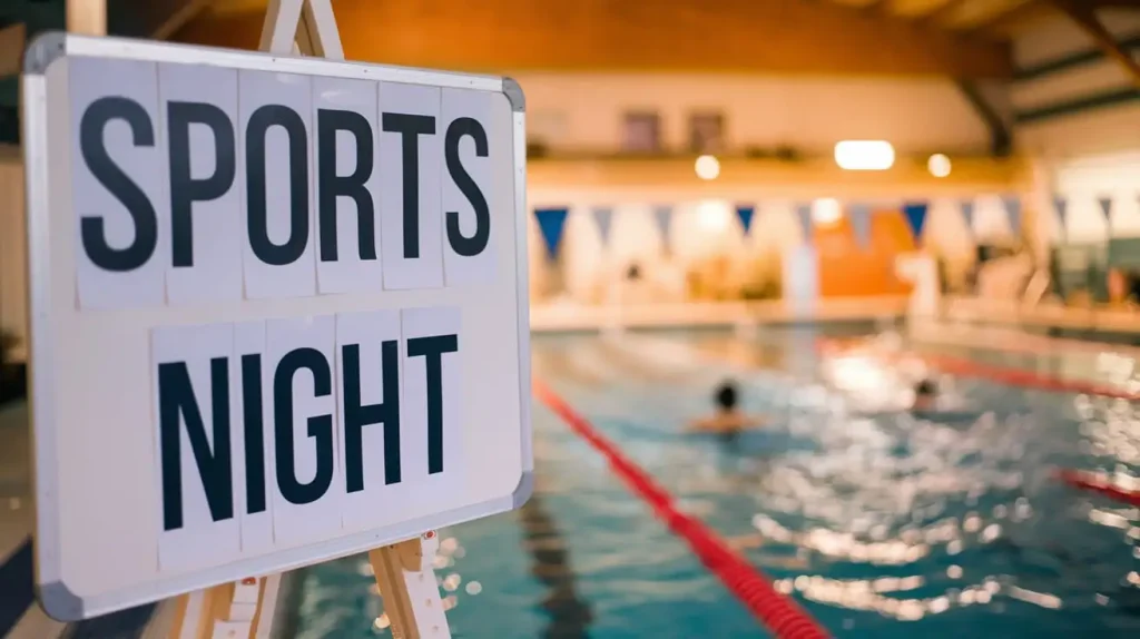 sports night at the pool