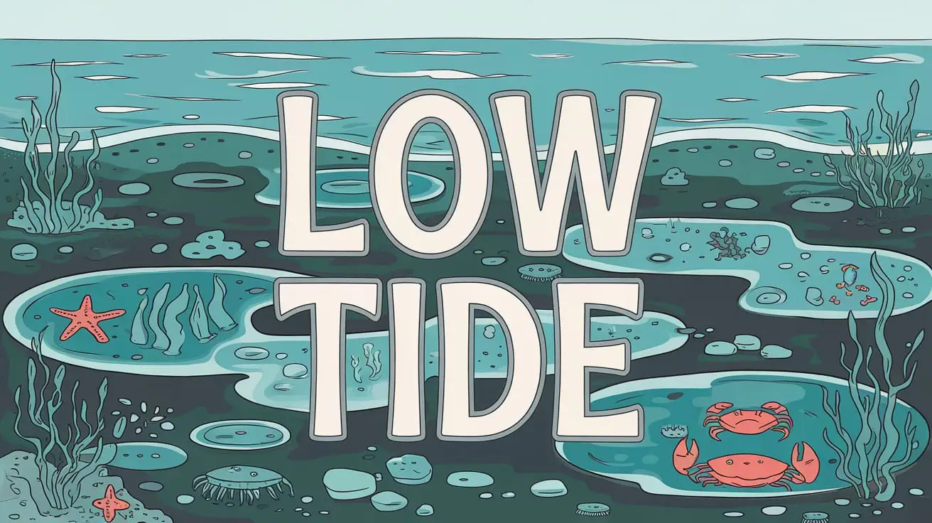 low tide