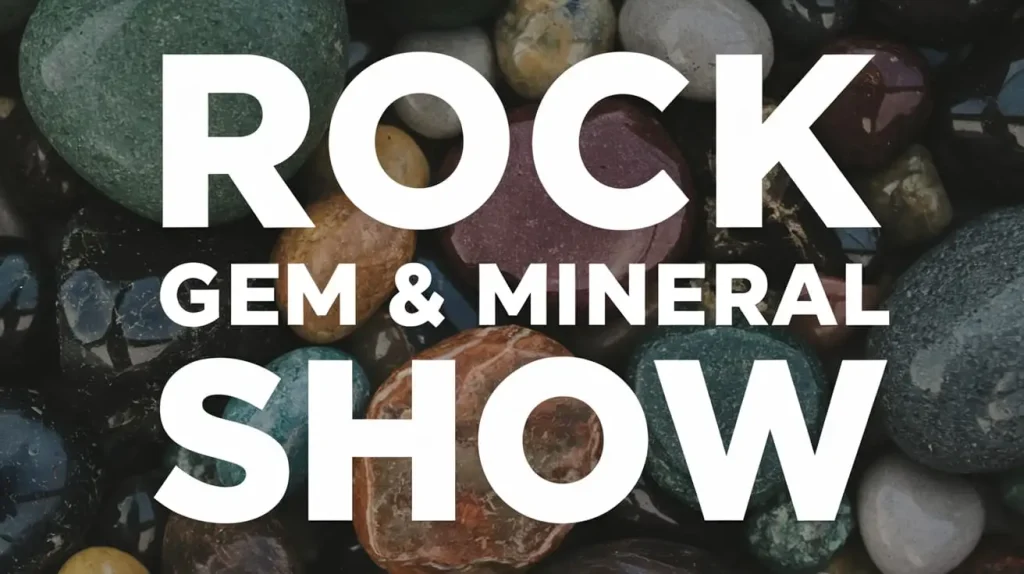 rock, gem, and mineral show