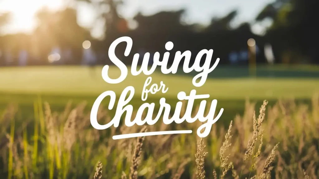 swing for charity golf event