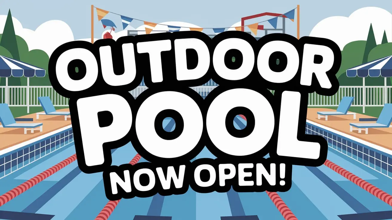 outdoor pool open