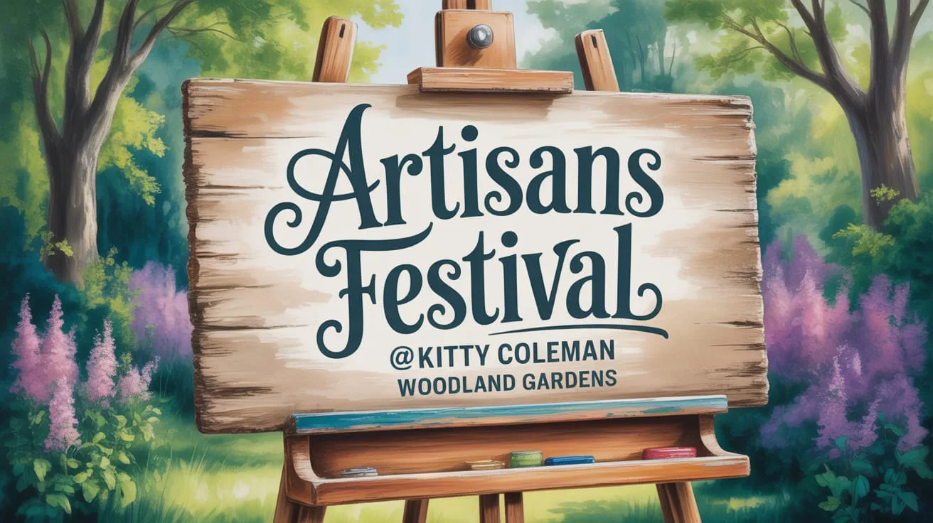 artisans festival @ kitty coleman woodland gardens