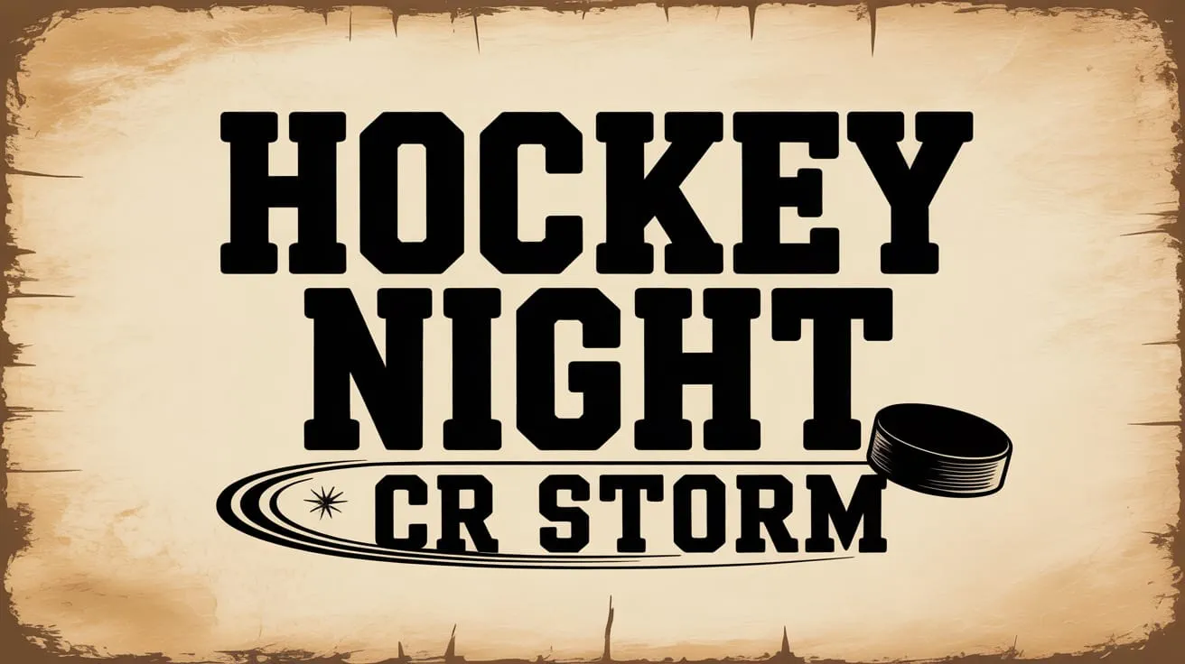hockey night cr storm