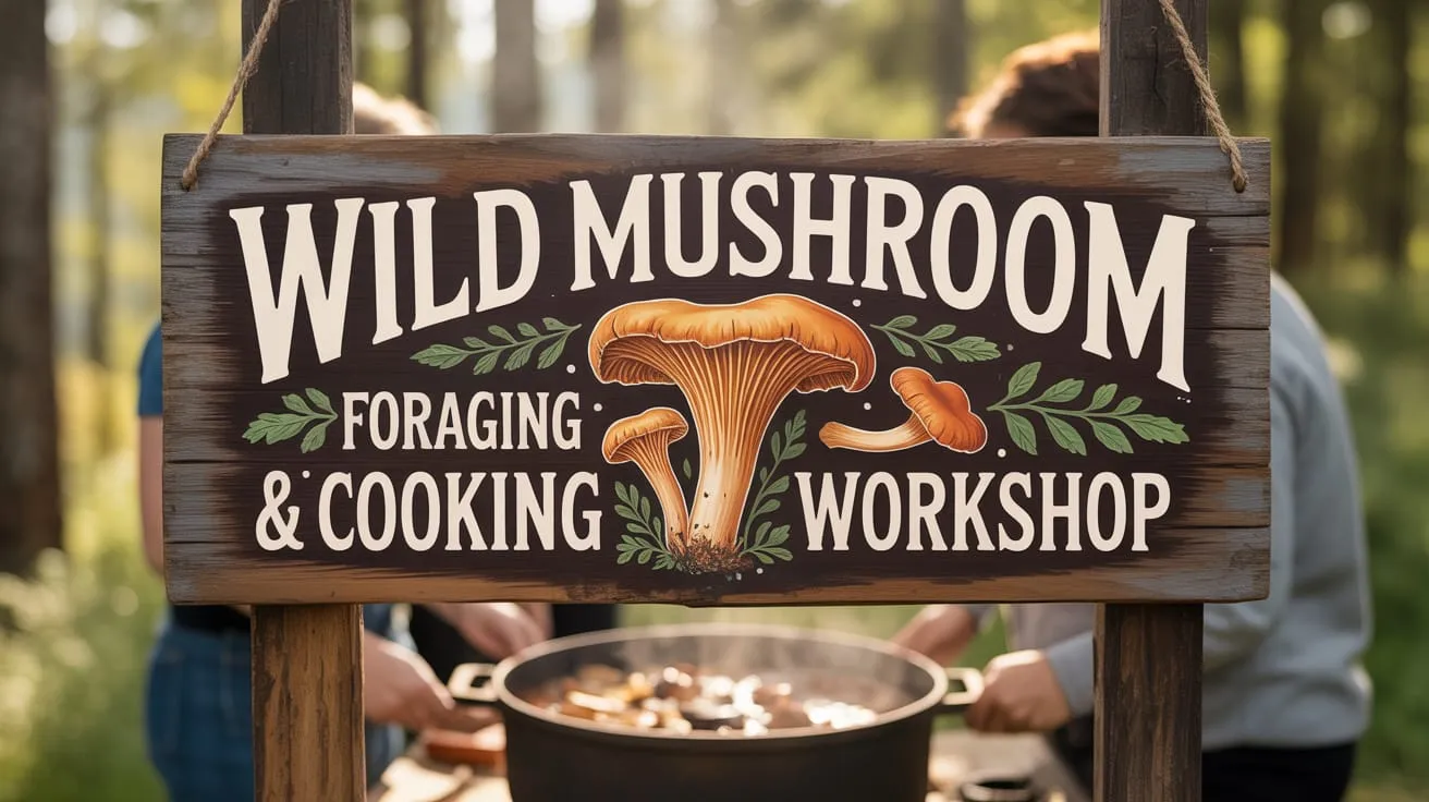 mushroom cooking workshop