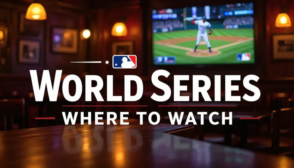 world series, where to watch?