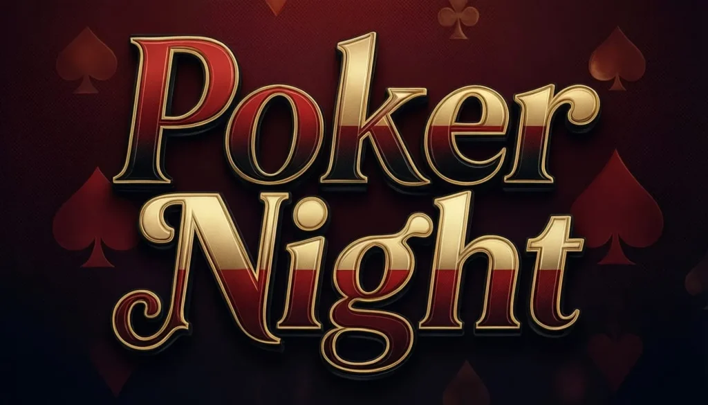 poker night