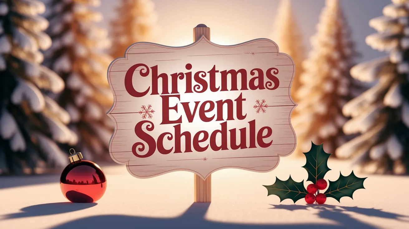 christmas event schedule