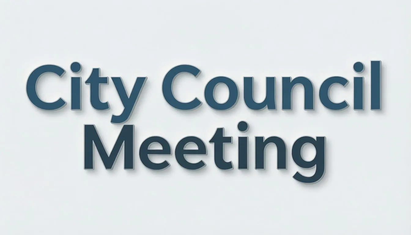city council meeting
