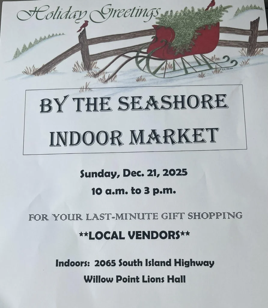 by the shore market - flyer
