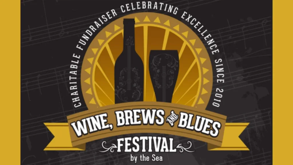 wine, brews, blues